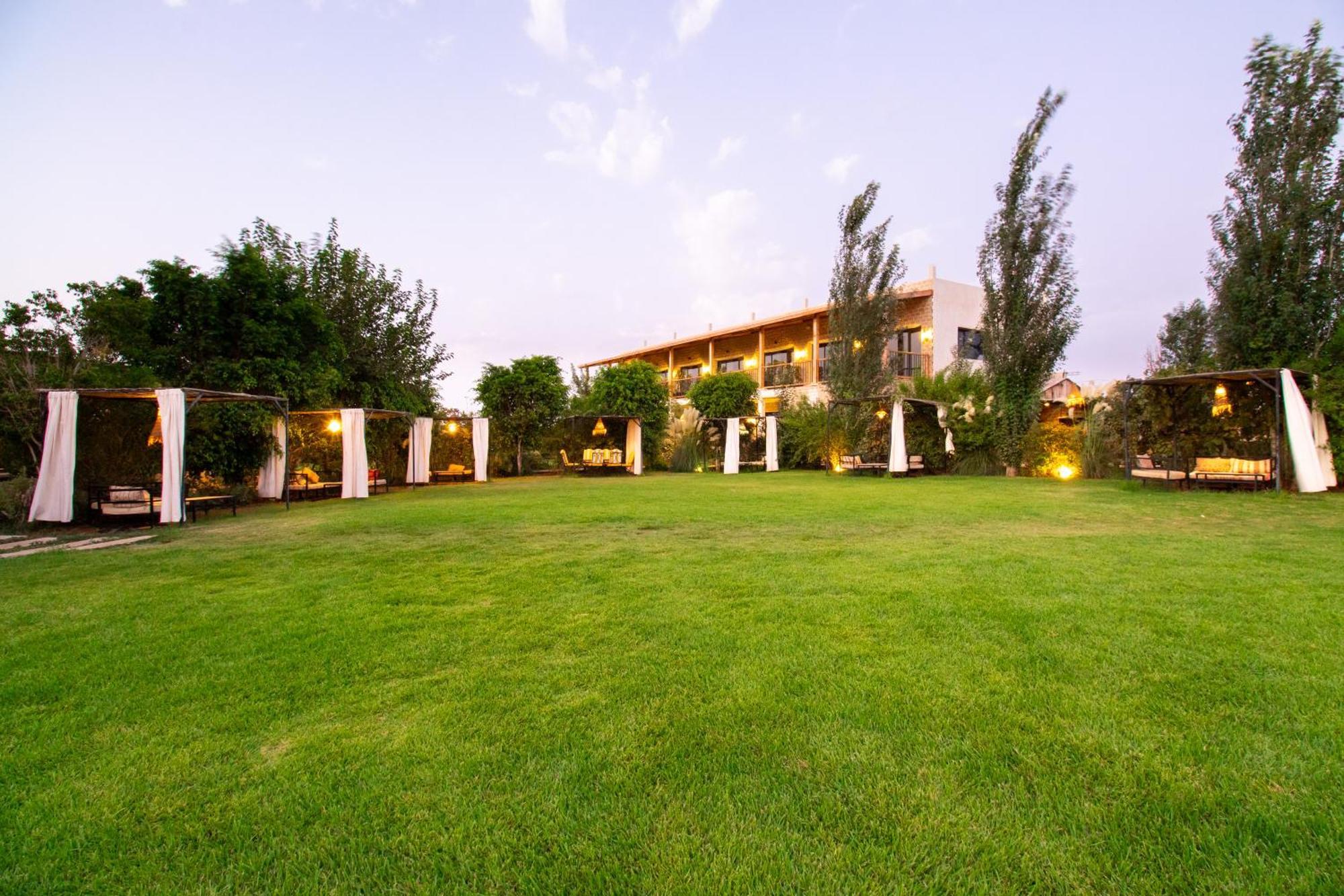 Bio Et Bois -Luxury Bio Farm- Villa Moulay Yacoub Bagian luar foto