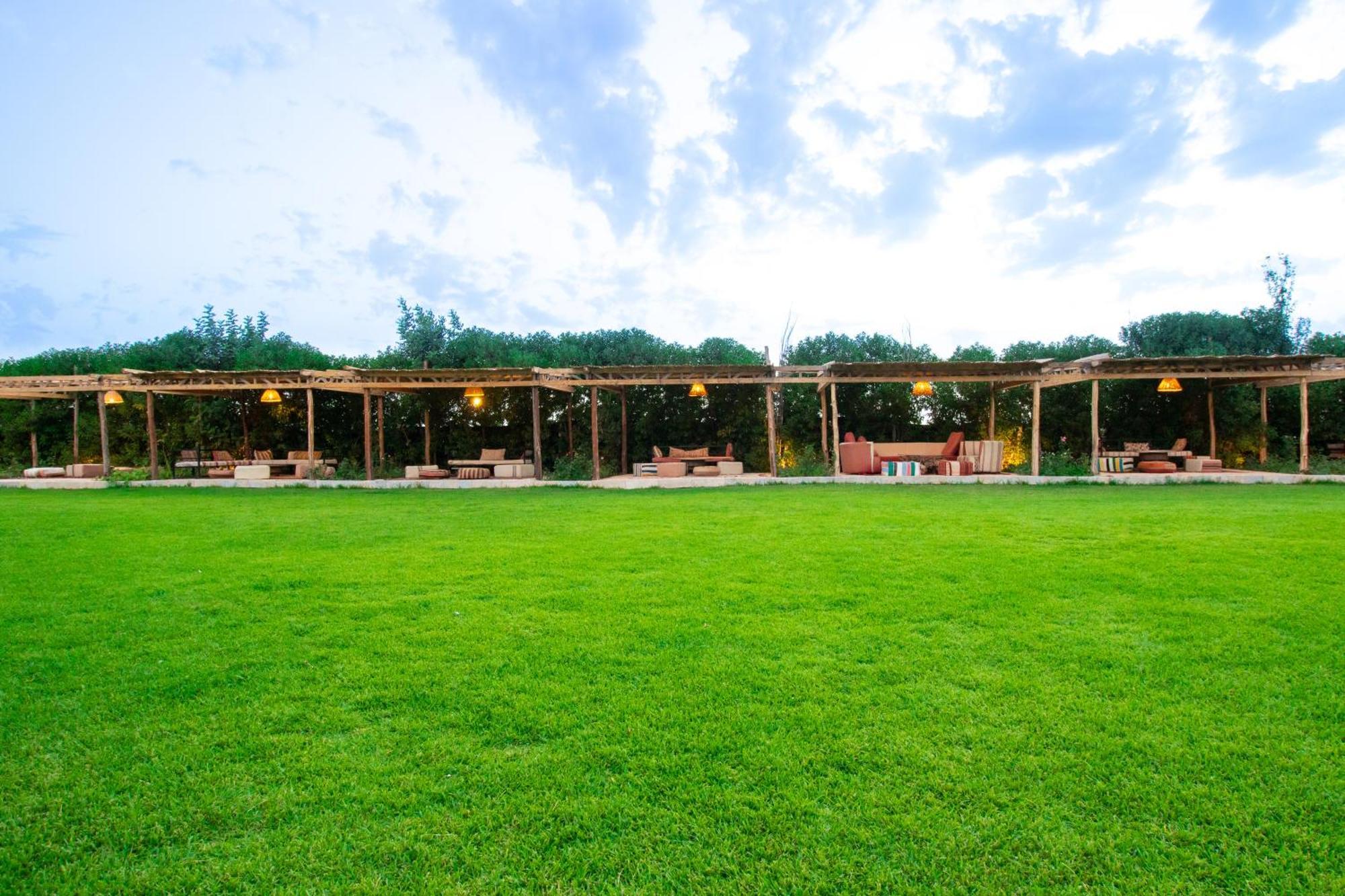 Bio Et Bois -Luxury Bio Farm- Villa Moulay Yacoub Bagian luar foto