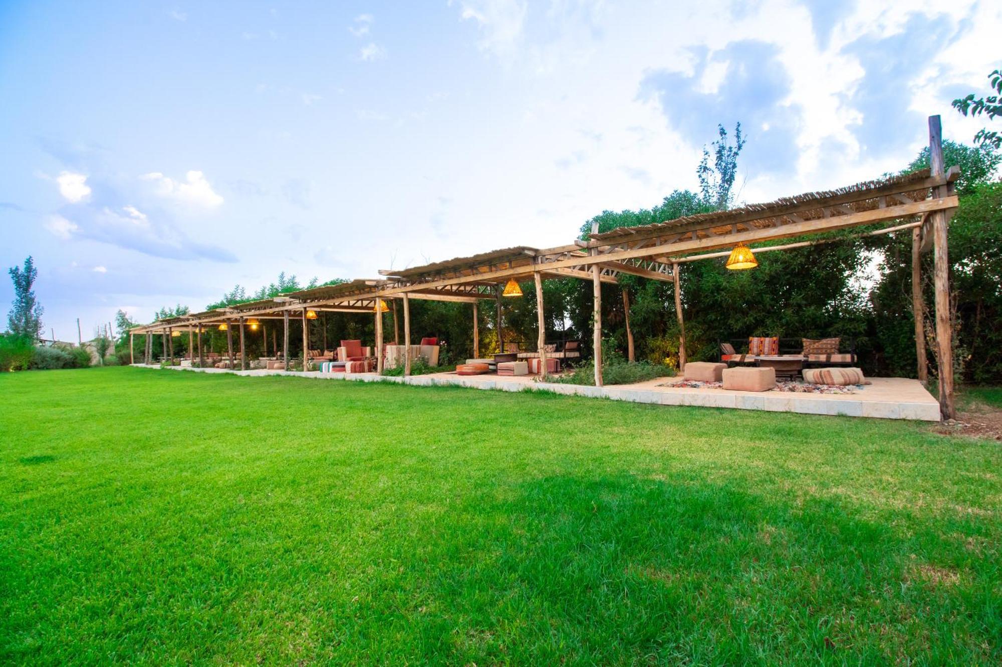 Bio Et Bois -Luxury Bio Farm- Villa Moulay Yacoub Bagian luar foto