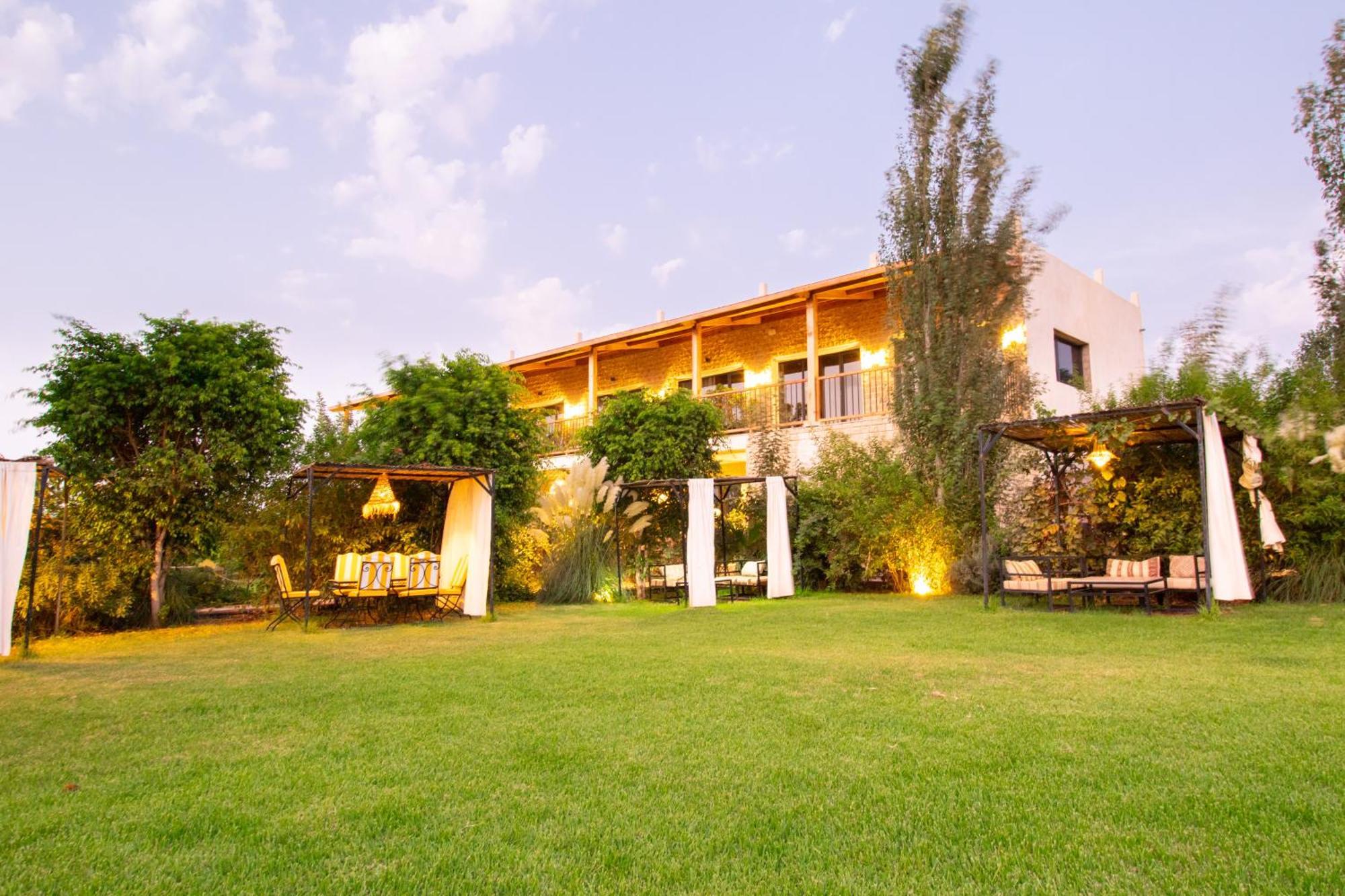 Bio Et Bois -Luxury Bio Farm- Villa Moulay Yacoub Bagian luar foto