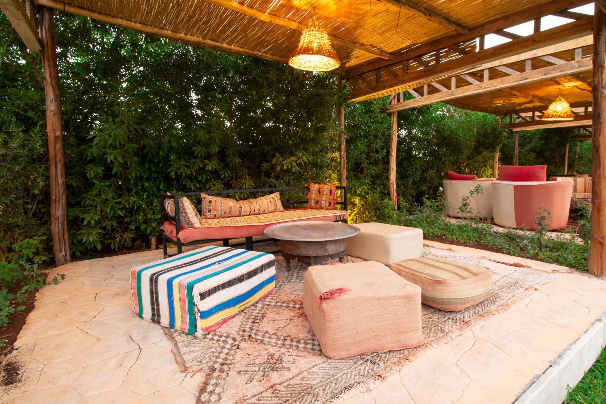Bio Et Bois -Luxury Bio Farm- Villa Moulay Yacoub Bagian luar foto