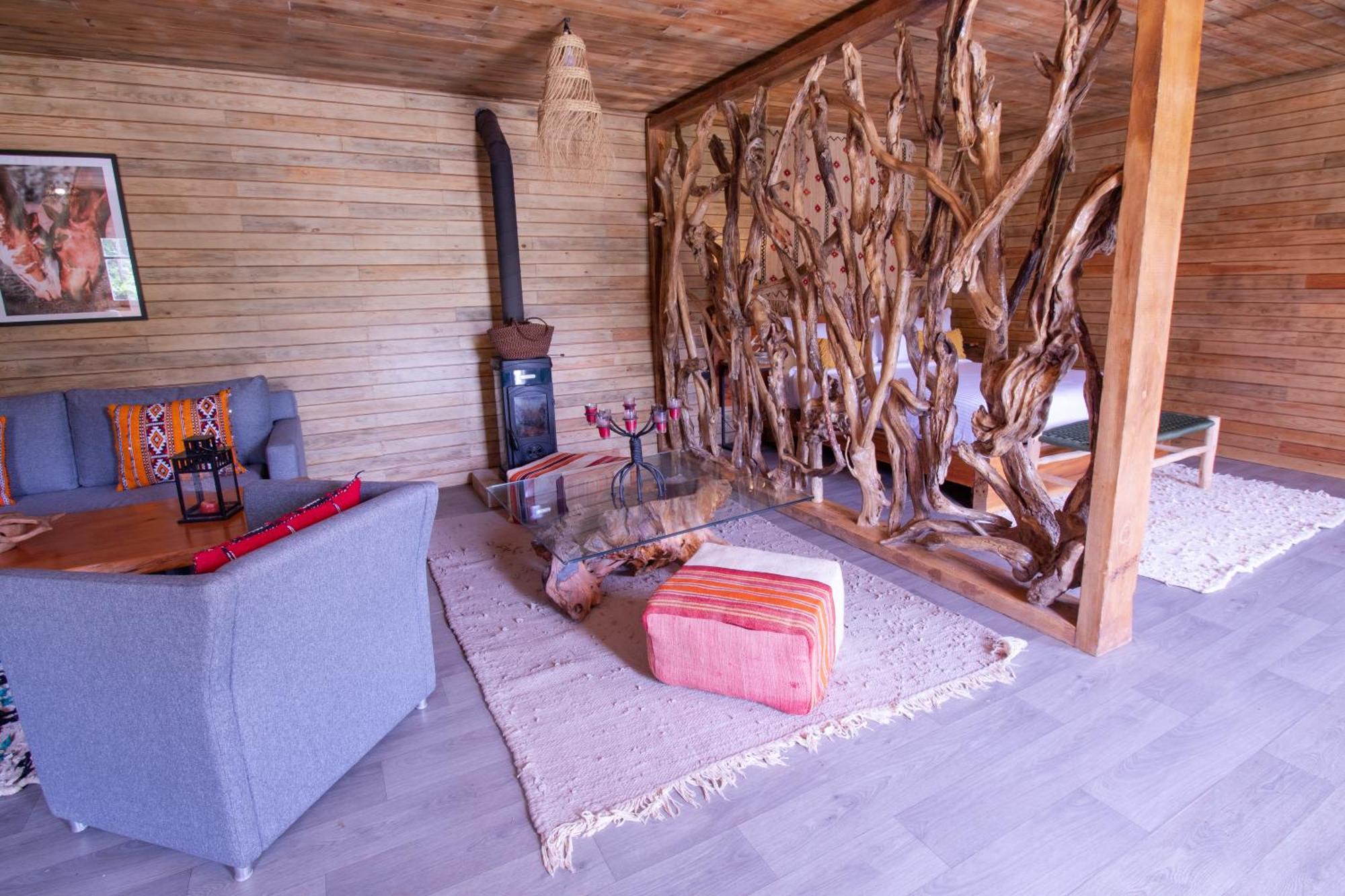 Bio Et Bois -Luxury Bio Farm- Villa Moulay Yacoub Bagian luar foto