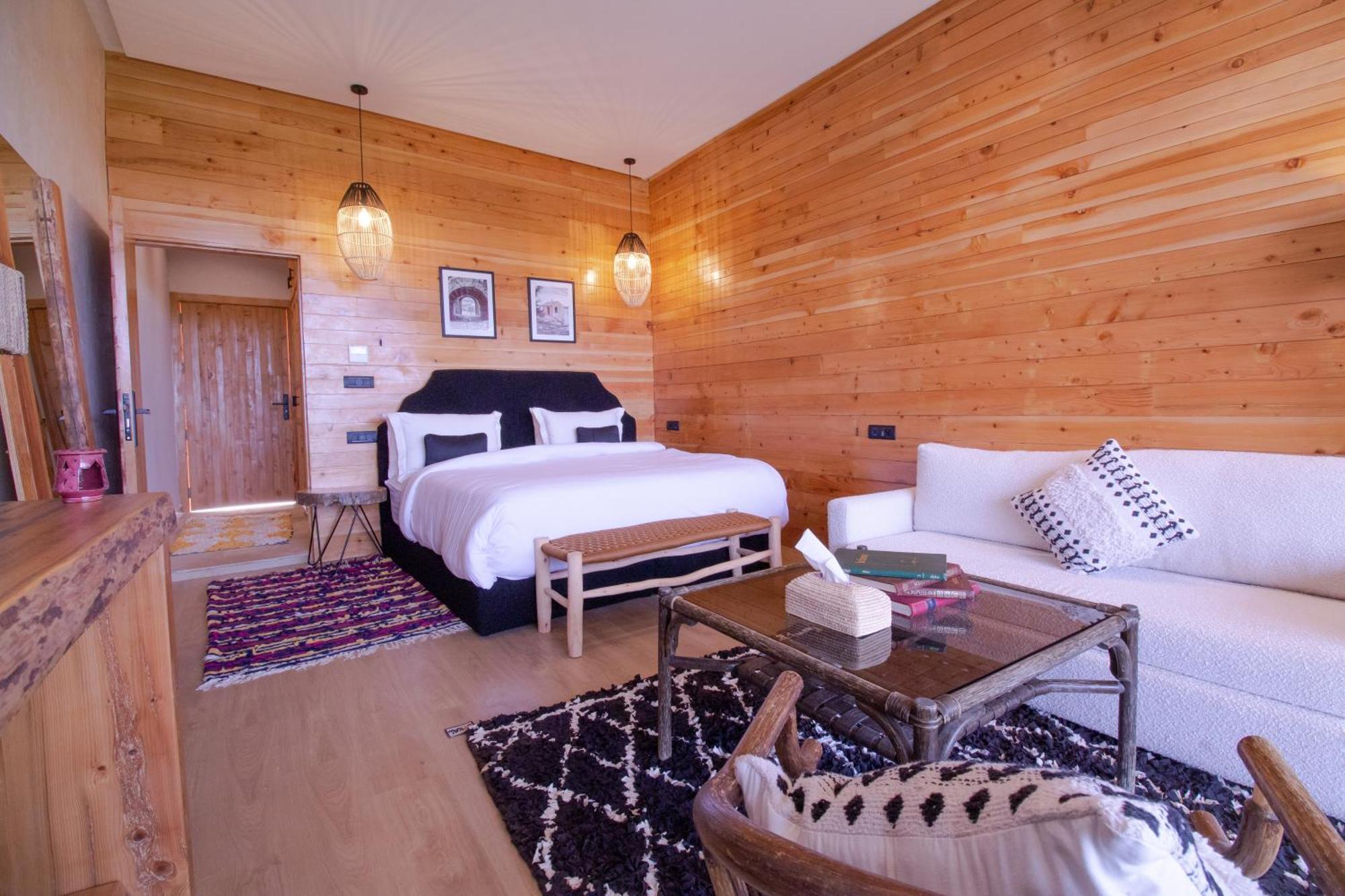 Bio Et Bois -Luxury Bio Farm- Villa Moulay Yacoub Bagian luar foto