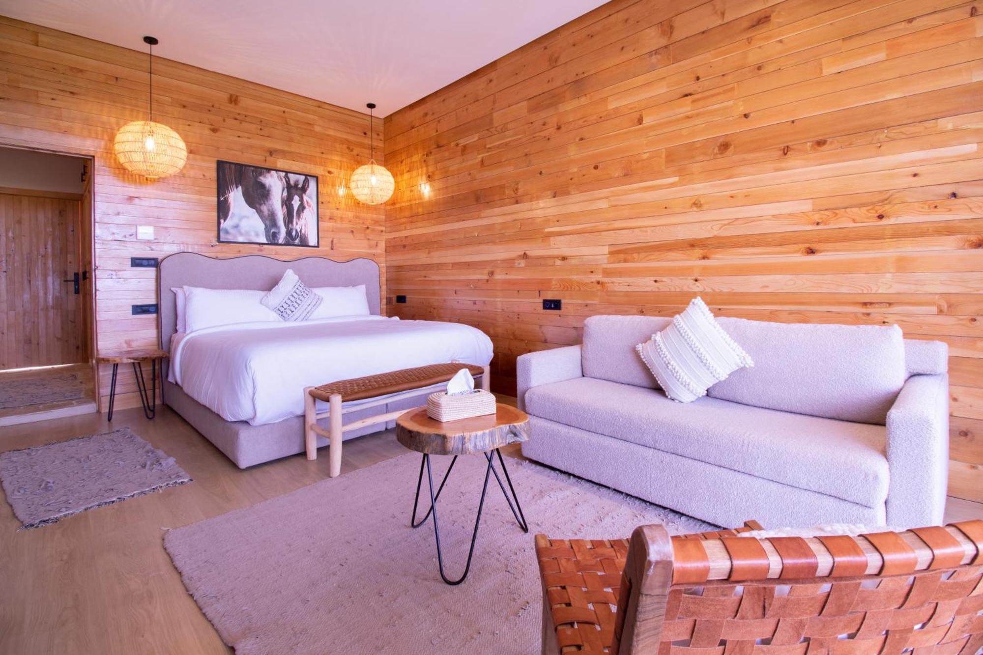 Bio Et Bois -Luxury Bio Farm- Villa Moulay Yacoub Bagian luar foto