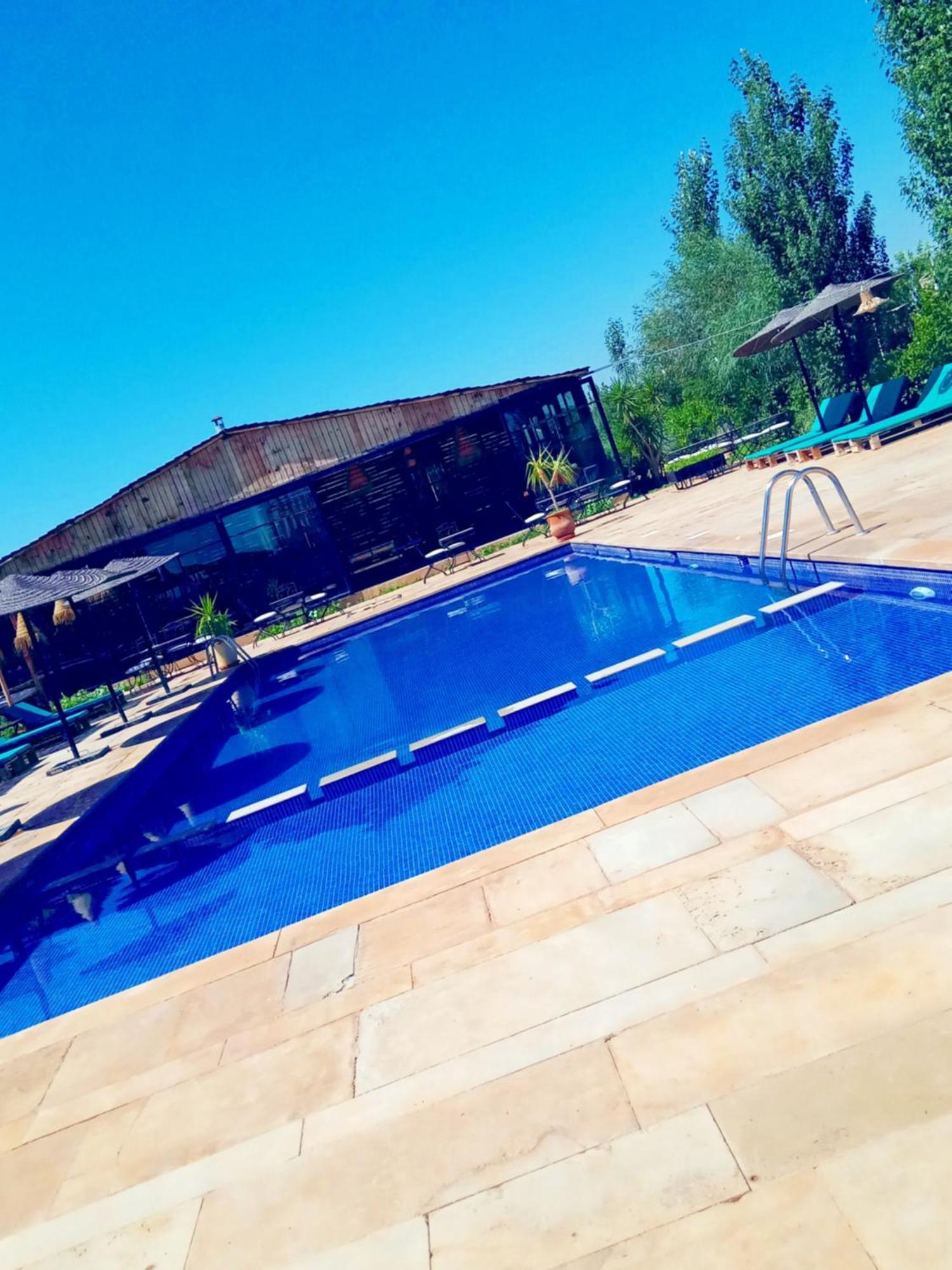 Bio Et Bois -Luxury Bio Farm- Villa Moulay Yacoub Bagian luar foto